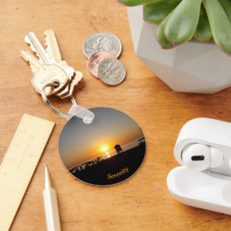 Chaveiro Coastal Summer Sunset Silhouette