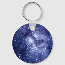 Chaveiro Cobalt Dreams Stars Galáxias Universo Espacial