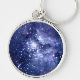 Chaveiro Cobalt Dreams Stars Galáxias Universo Espacial