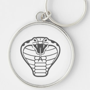 Chaveiro Cobra Cobra Black ilustração de animais Vênomos