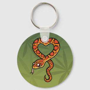 Chaveiro Cobra de desenho animado