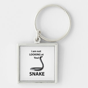 Chaveiro Cobra Não Estou Olhando Para Você Cobra Engraçado