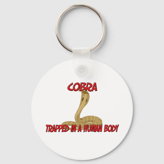 Chaveiro Cobra presa num corpo humano (Frente)