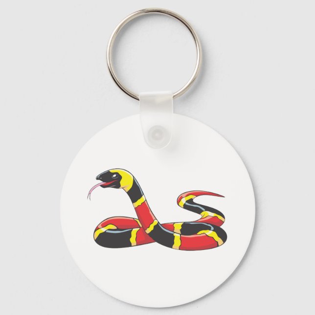 Chaveiro Cobra Venomous Eastern Coral (Frente)