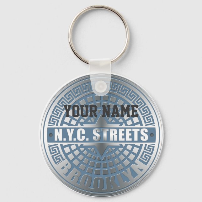 Chaveiro Cobrir Brooklyn Blue (Frente)