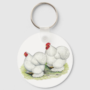 Chaveiro Cochim:  Bantams brancos
