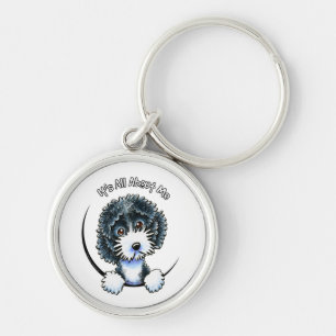 Chaveiro Cockapoo Parti preto IAAM