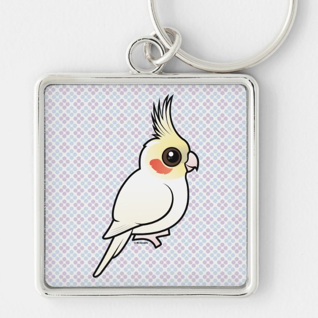 Chaveiro Cockatiel de Lutino (Frente)
