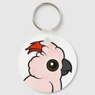 Chaveiro Cockatoo Salmão-com crista