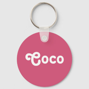 Chaveiro Coco de Corrente Chave