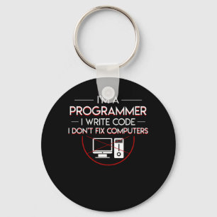 Chaveiro Coder Programmer Write Code Dont Computador