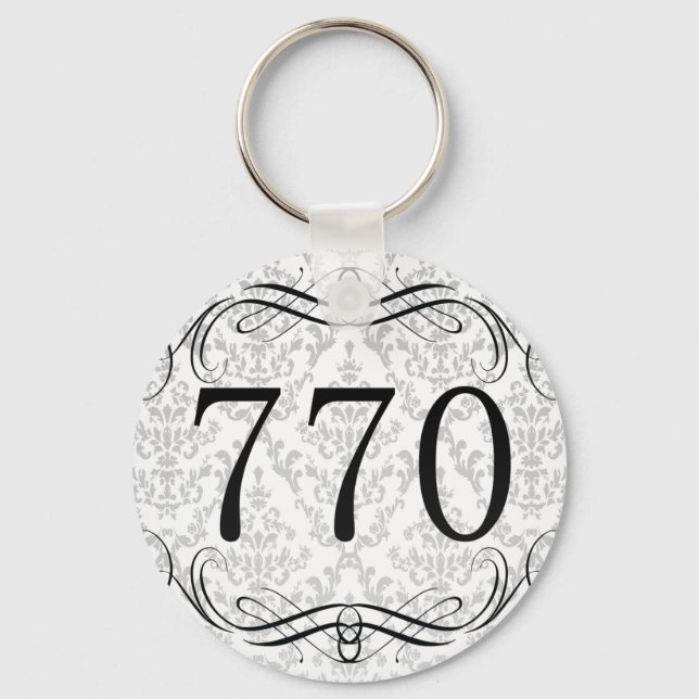 Chaveiro Código de área 770 (Frente)