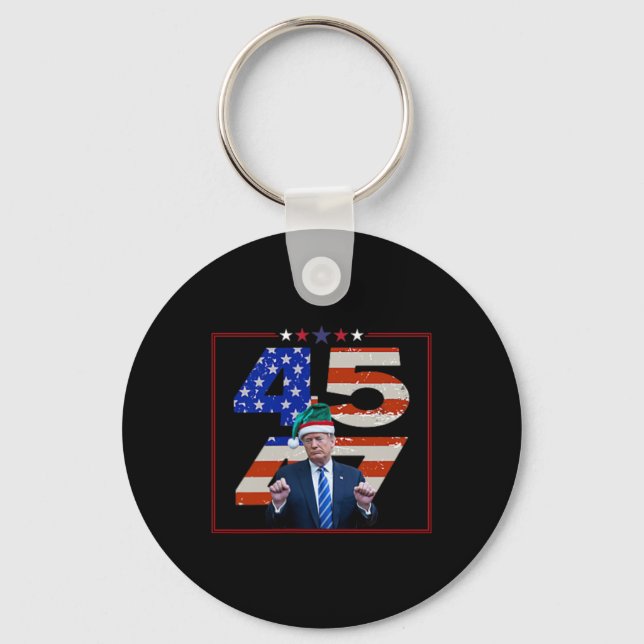 Chaveiro Código de Dança do Presidente Trump Qr Engraçado ( (Frente)