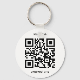 Chaveiro Código do orangotango QR