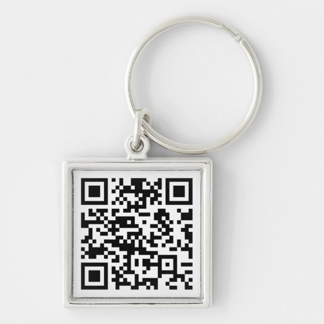 Chaveiro Código QR Criado instantaneamente (digitando seu U (Frente)