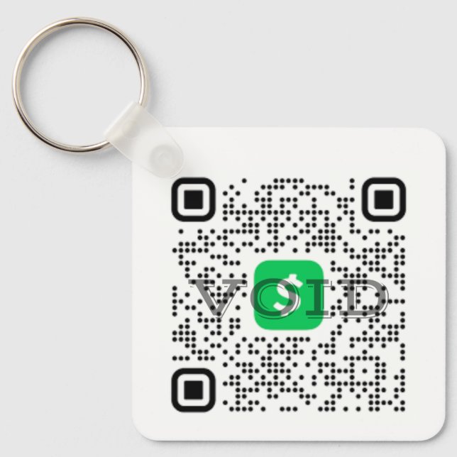 Chaveiro Código QR de Aplicativo de Caixa Personalizado (Frente)