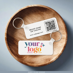 Chaveiro Código QR de Logo Personalizado Branded