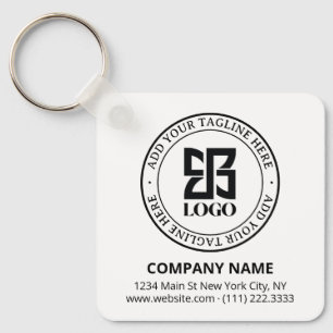 Chaveiro Código QR de Logotipo Personalizado Moderno para P