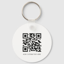 Código QR do logotipo de empresa moderno - Branco