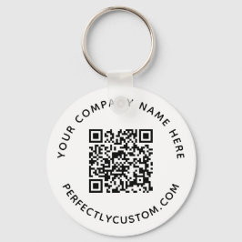 Chaveiro Código QR e texto personalizado