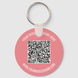 Chaveiro Código QR e Texto Personalizado Personalizado Pers