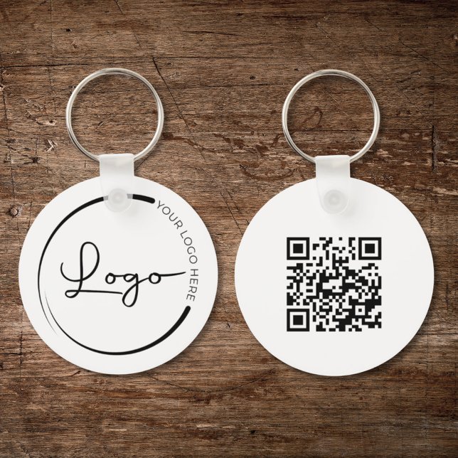 Chaveiro Código QR Empresa Promocional Logotipo Comercial (Criador carregado)