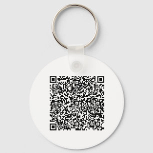 Chaveiro Código QR personalizado e logotipo Marca comercial
