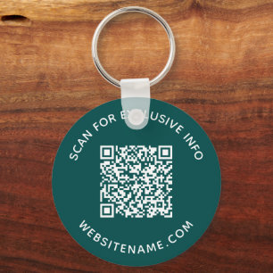 Chaveiro Código QR personalizado e texto do Teto de Troca C