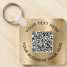 Código QR Promocional Dourado