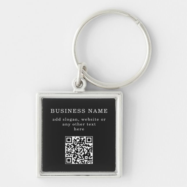 Chaveiro Código QR promocional empresarial  (Frente)