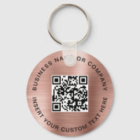 Código QR Rosa-Blush - Negócios Modernos