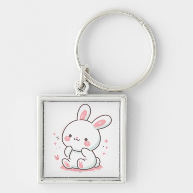 Chaveiro Coelhinho doce - Presente perfeito para amantes de (Frente)