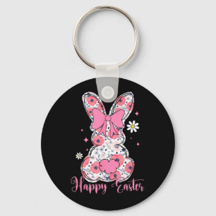 Chaveiro Coelhinho Feliz Páscoa Coquete Laço Bunny Mulheres