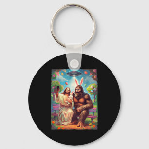 Chaveiro Coelho Bigfoot engraçado pascoa jesus sasquatch se