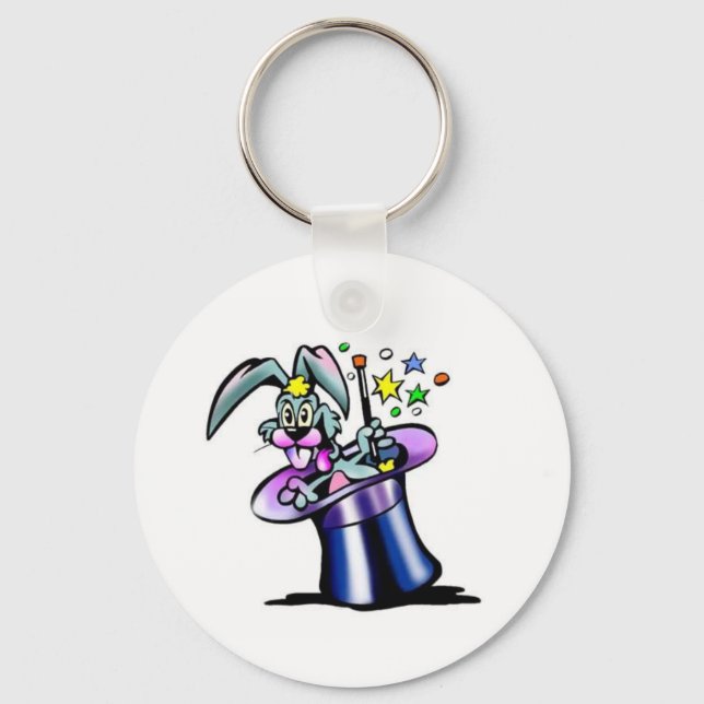 Chaveiro Coelho Branco (Frente)