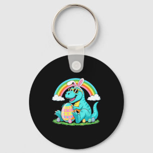 Chaveiro Coelho de Ovo de Dinossauro Fofo Feliz Eastrawr T