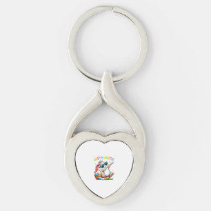 Chaveiro Coelho Divertido de Dabbing Páscoa Feliz Páscoa pa