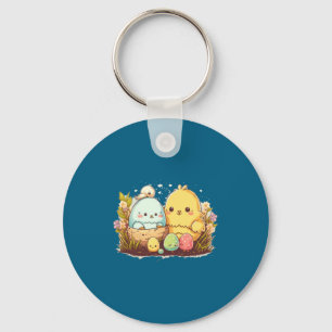 Chaveiro Coelhos de Páscoa de Homens Fofos Ovo de Páscoa 13