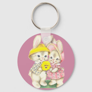 Chaveiro Coelhos pequenos