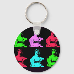 Chaveiro Colagem de Jane Austin