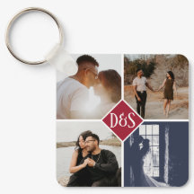 Colagem Personalizada de Fotografias Monogramas 5 