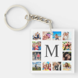Chaveiro Colagem Personalizada de Fotos da Família Personal