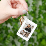 Chaveiro Colagem Personalizada de Fotos e Texto<br><div class="desc">Faça um chaveiro personalizado de manutenção de fotos de Ricaso - adicione suas próprias fotos e texto - foto colagem de presentes de manutenção</div>