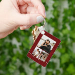 Chaveiro Colagem Personalizada de Fotos e Texto<br><div class="desc">Faça um chaveiro personalizado de manutenção de fotos de Ricaso - adicione suas próprias fotos e texto - foto colagem,  mantenha presentes</div>