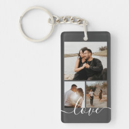 Chaveiro Colagem Personalizada de Fotos e Texto