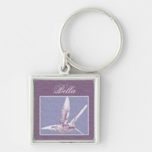 Chaveiro Colar Personalizado Violet Hummingbird