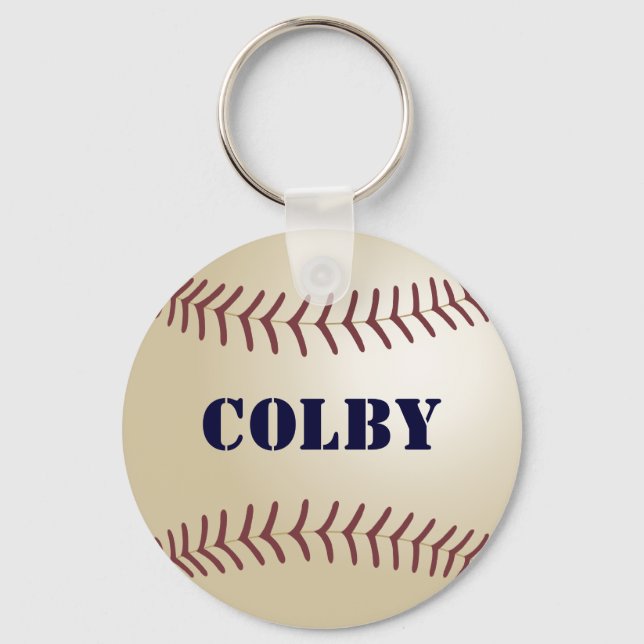 Chaveiro Colby Baseball Keychain por 369MyName (Frente)