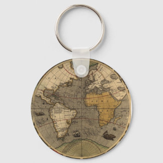Chaveiro Coleção de Chave MAP MUNDIAL ANTIQUE