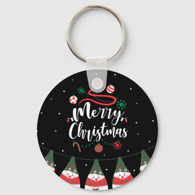 Chaveiro Coleção de Saudações Joyful da Jingle Bells (Frente)