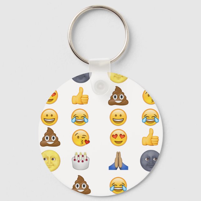 Chaveiro Coleção emoji superior (Frente)